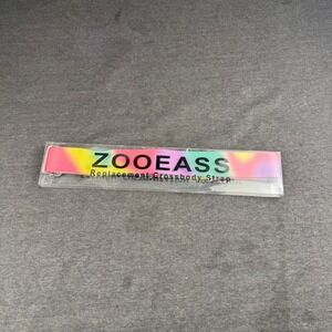 ZOOEASS Replacement Crossbody Strap Tie Dye Print Silvery Buckles
